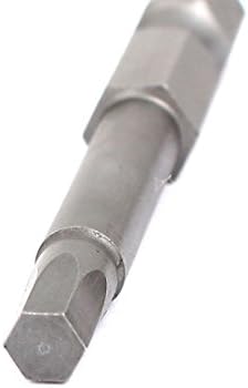 Aexit 50 mm Дълги Винтове и Отвертка 1/4 инча С Шестигранным опашка от 4 мм H4.0 Шестостенни Отвертка С Магнитен Поставяне на Мощност Отвертка за Битове 10 бр.