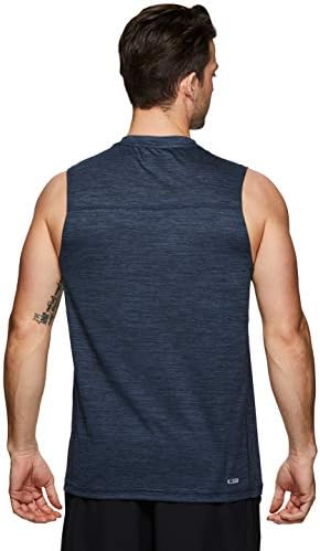 Мъжки Лека Бързосъхнеща тениска RBX Active Performance Без ръкави Muscle Tee
