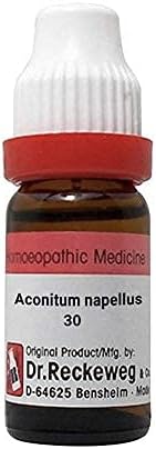 NWIL Dr. Reckeweg Германия Aconitum Napellus Развъждане 30 Ч (11 ml)