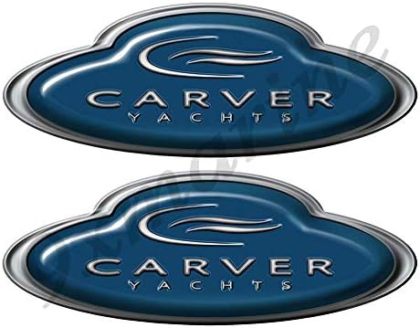 Комплект овални на Стикери За лодки Carver Boat - Поименна табела