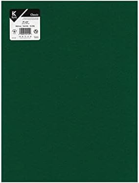Листа филц Kunin Classic - 9 x 12 см - Кели Грийн (24 листа)
