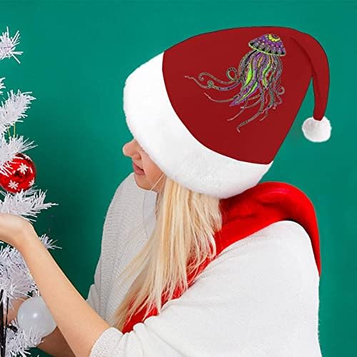 Електрическа Коледна Шапка с Осьминогом, Персонални Шапка на Дядо Коледа, Забавни Коледни Декорации