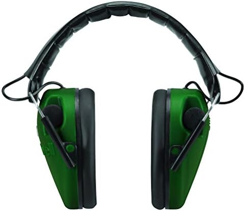 Нисък профил Електронни Слушалки Caldwell E-Max с възможност за регулиране на 23 NRR с Усилване на звука за Тир с Очила, зелени