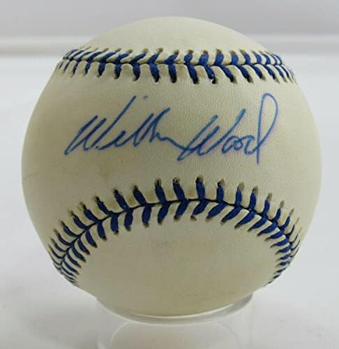 Уилбър Ууд, Подписала Автограф Rawlings Joe DiMaggio Baseball B103 - Бейзболни Топки С Автографи