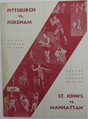 1939 Програма с игри на NCAA баскетбол с дублем в Медисън Скуеър Гардън 145172 - Програма колежи