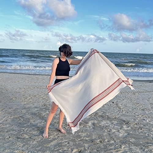 Турското плажна кърпа LOOMIA Color Pop – Без пясък, Быстросохнущее Компактно от памук
