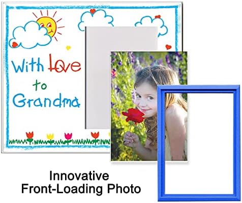 Рамка за снимки за баба | С любов към баба | Класическа симпатична рамка за снимки Crayola | Размери 8,25 x